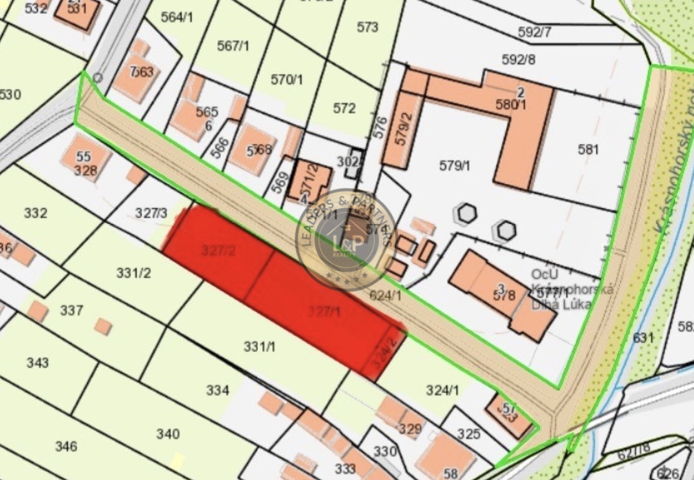 Pozemok o výmere 509 m² , KRÁSNOHORSKÁ DLHÁ LÚKA - 3