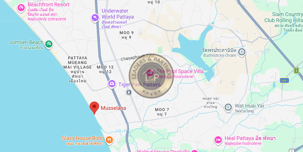 Thajsko-Pattaya-2 izbový apartmán na pláži-Musselana Condo - 19