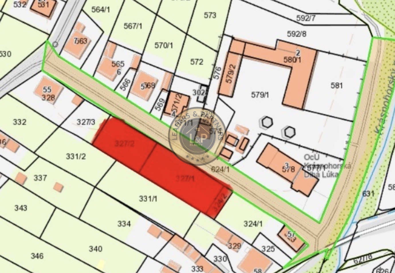 Pozemok o výmere 1527 m² , KRÁSNOHORSKÁ DLHÁ LÚKA - 2