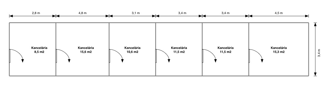 Prenájom kancelárie 73 m² - Moyzesová, Košice - 8