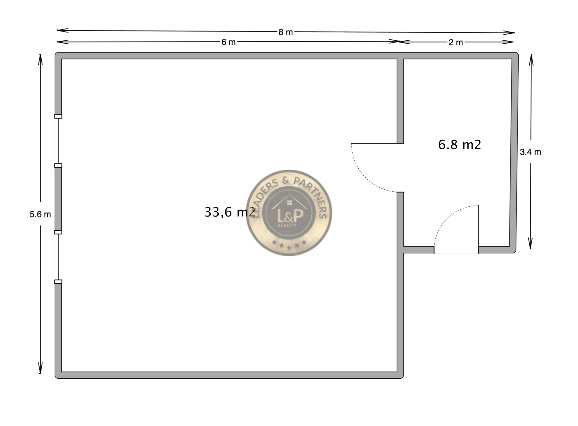 Prenájom kancelárie 41 m² – Moyzesova, Košice - 4