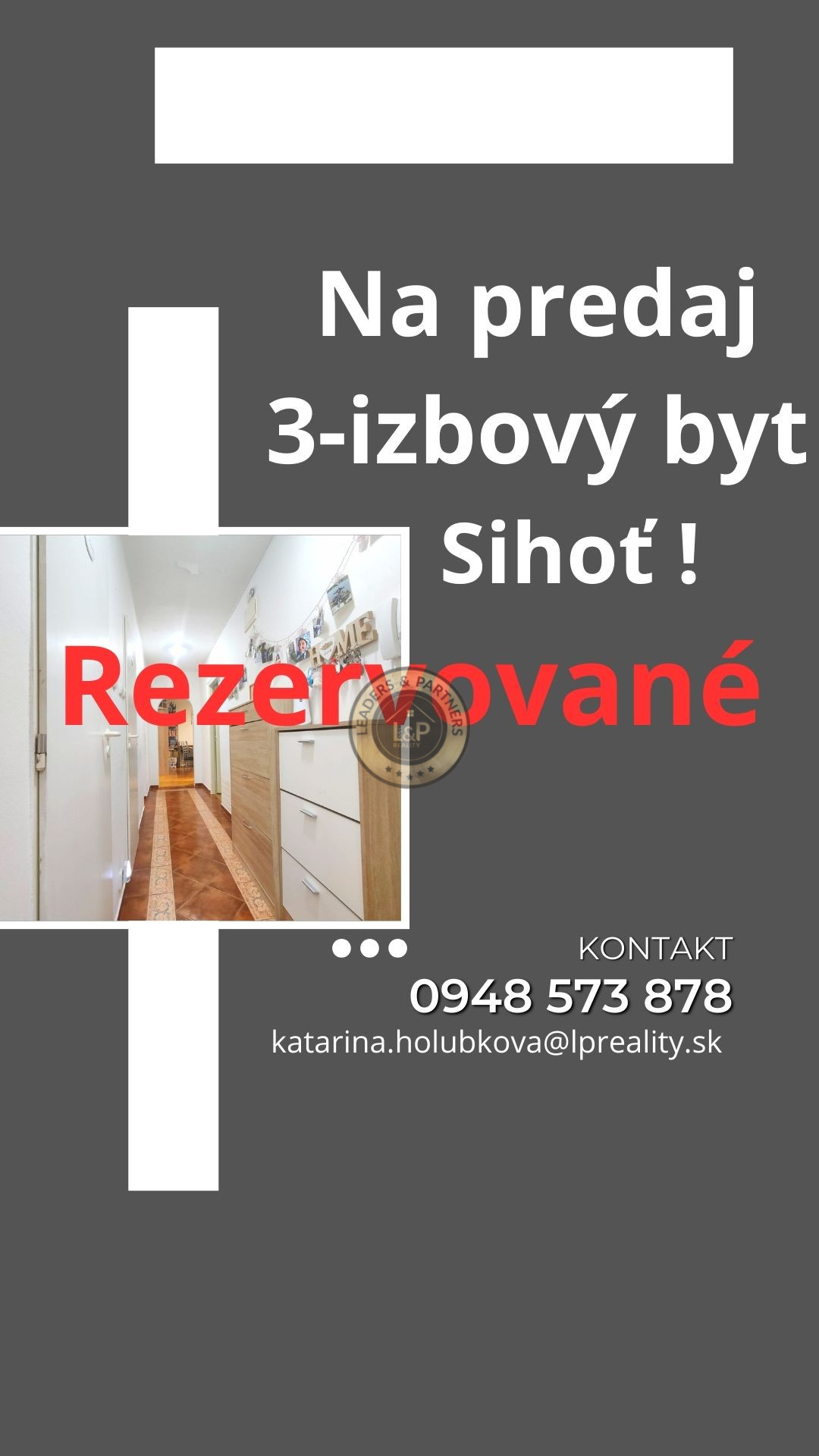 Na predaj: 3-izbový byt v Trenčíne – vyhľadávaná lokalita s kompletnou občianskou vybavenosťou - 1