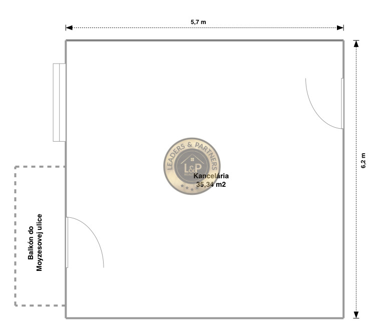 Prenájom kancelárie 35 m² – Moyzesova, Košice - 7