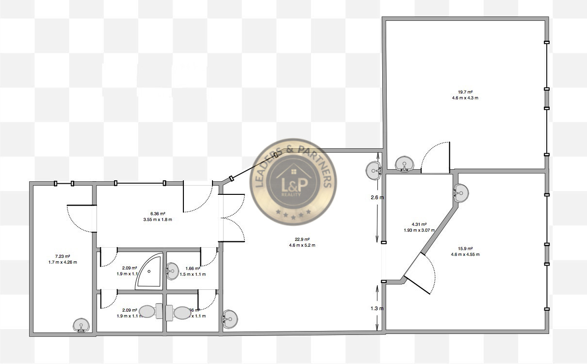 Prenájom kancelárskych priestorov 84 m² - Mäsiarská, Košice - 11