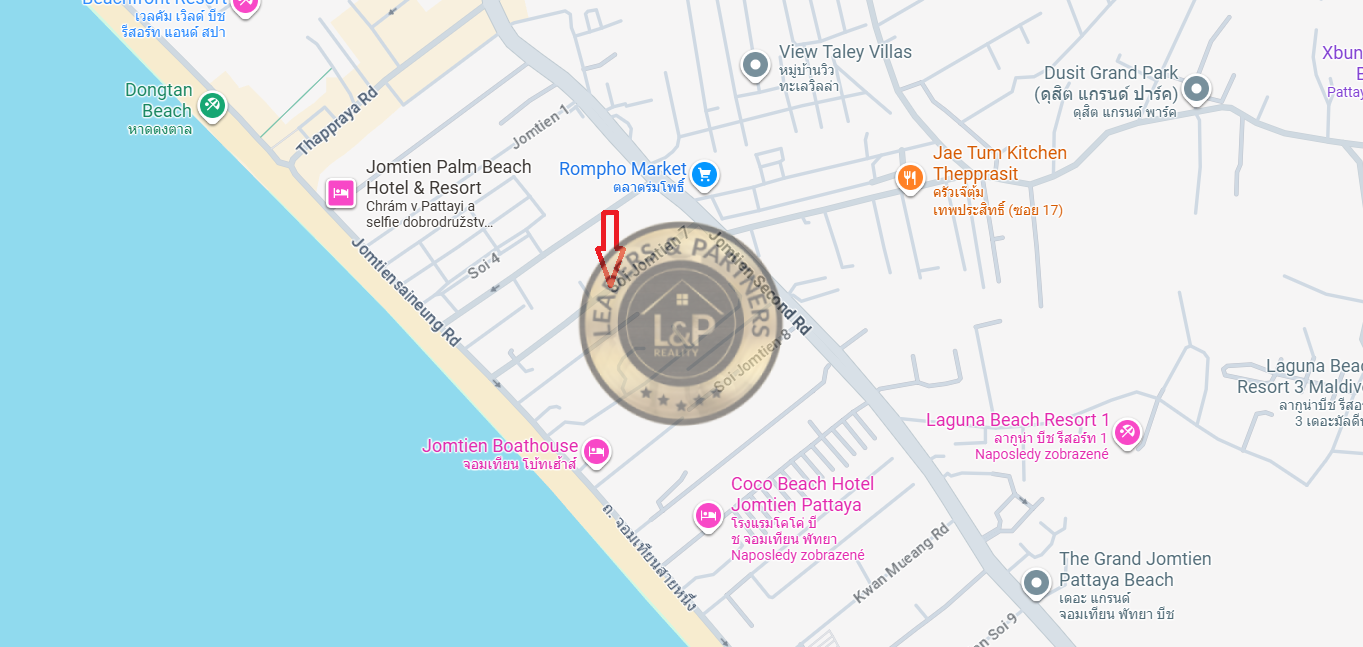 Thajsko-Pattaya-Jomtien-1izbový apartmán-štúdio, blízko pláže - 10