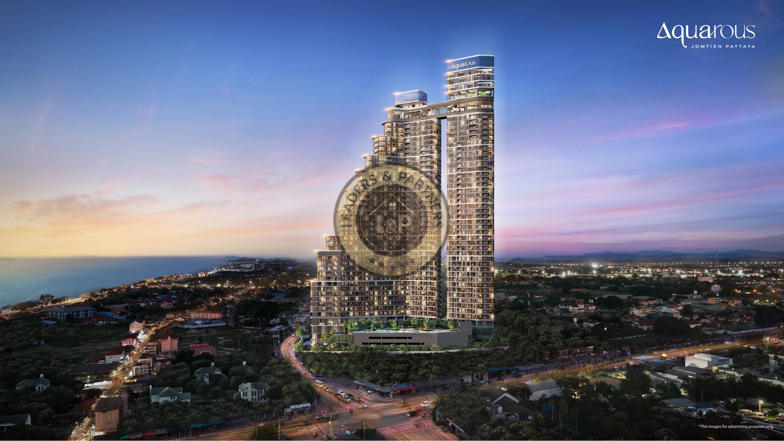 Luxusné apartmány, Aquarous Jomtien Pattaya, Thajsko - 1