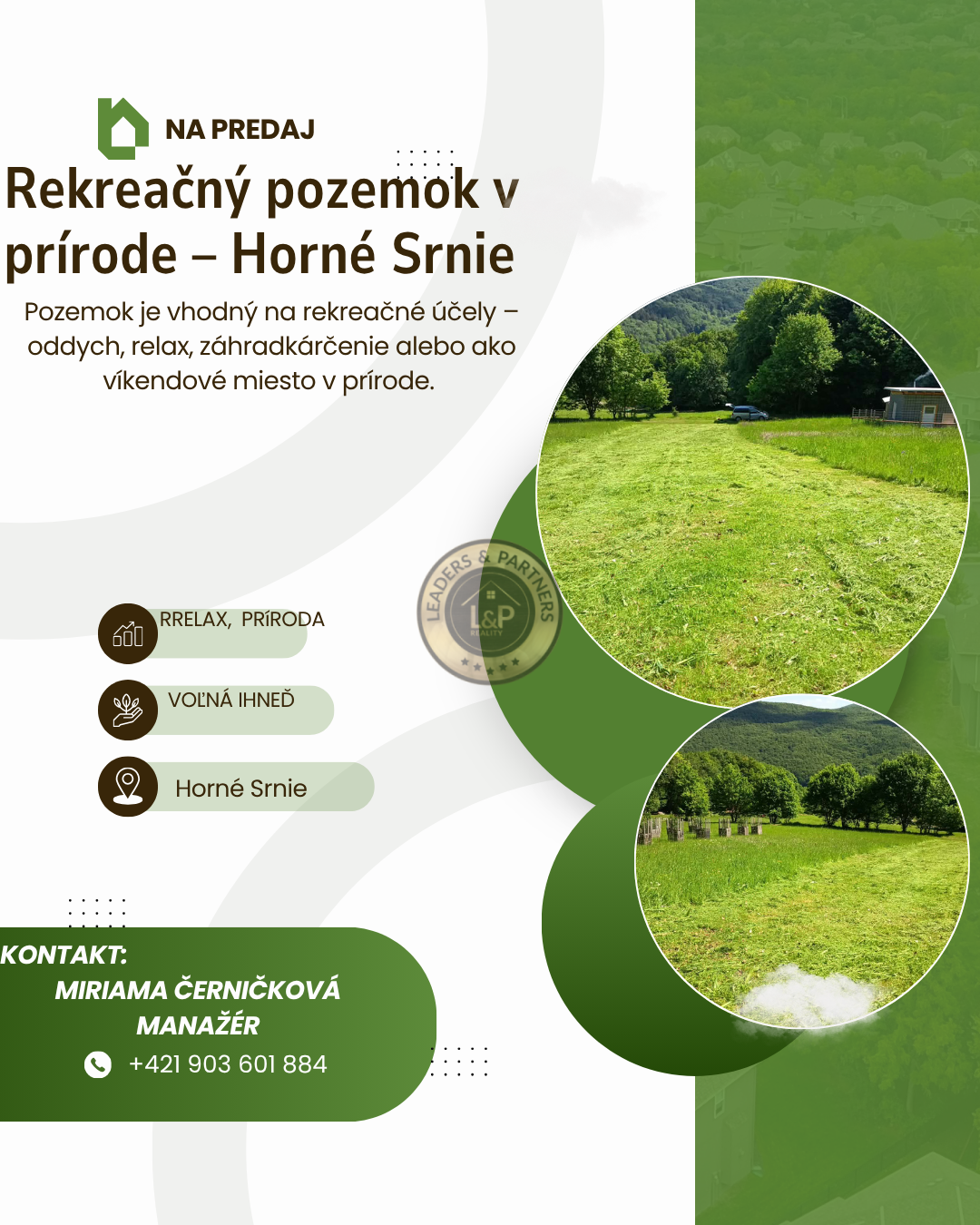 Pozemok v prírode – Horné Srnie - 1